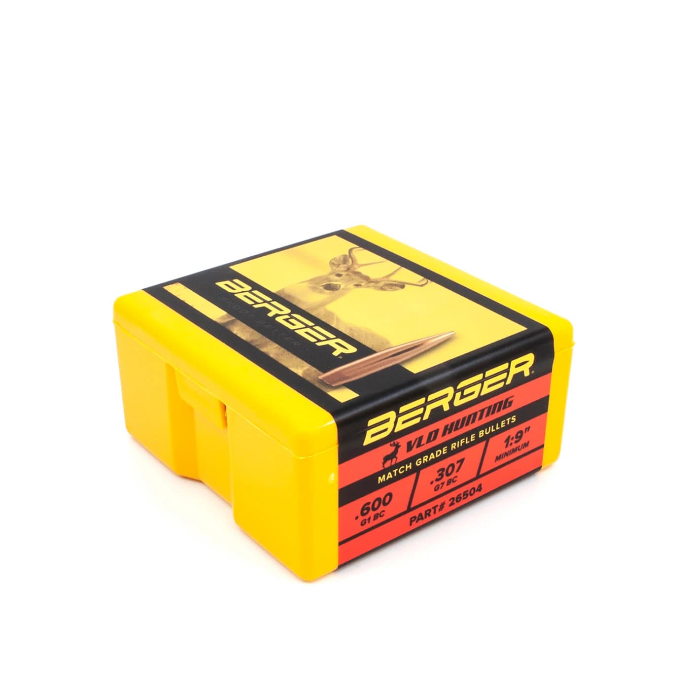 6.5 mm 140 Grain Very Low Drag (VLD) Hunting Rifle Bullet