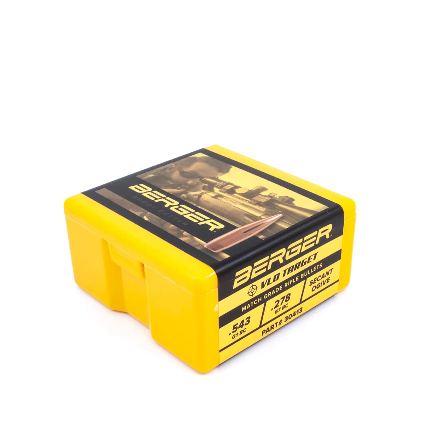30 Caliber 185 Grain Very Low Drag (VLD) Target Rifle Bullet