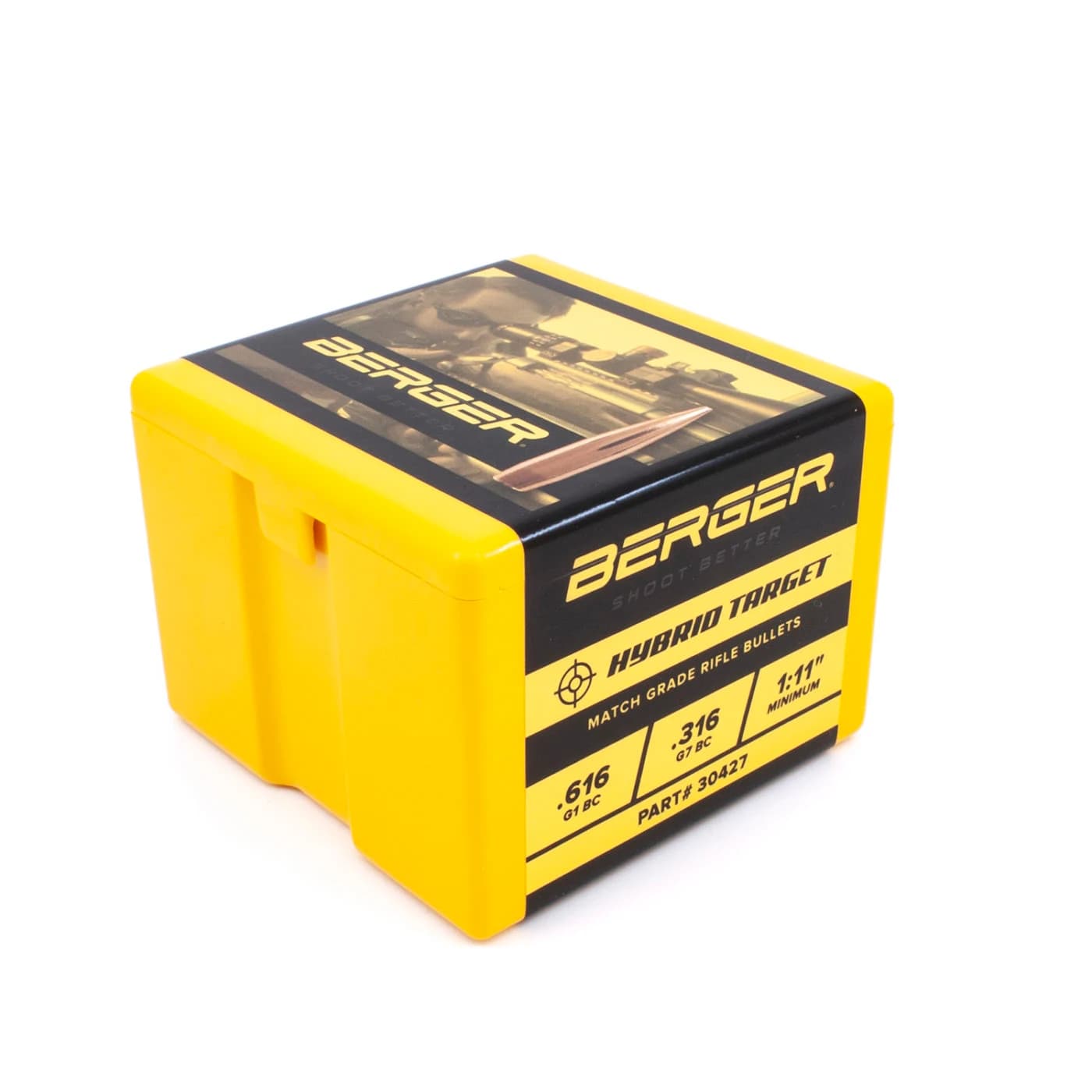 30 Caliber 200 Grain Hybrid Target Rifle Bullet