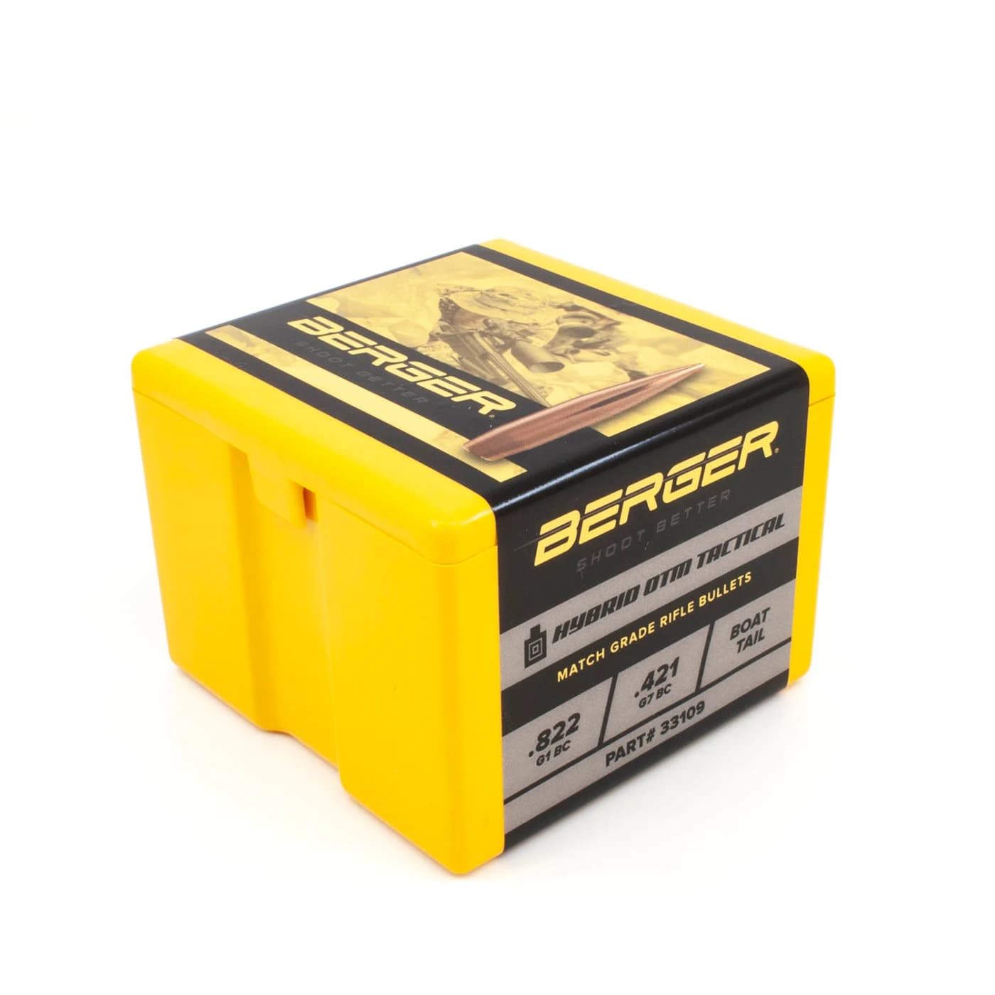 338 Caliber 300 Grain Hybrid OTM Tactical Rifle Bullet