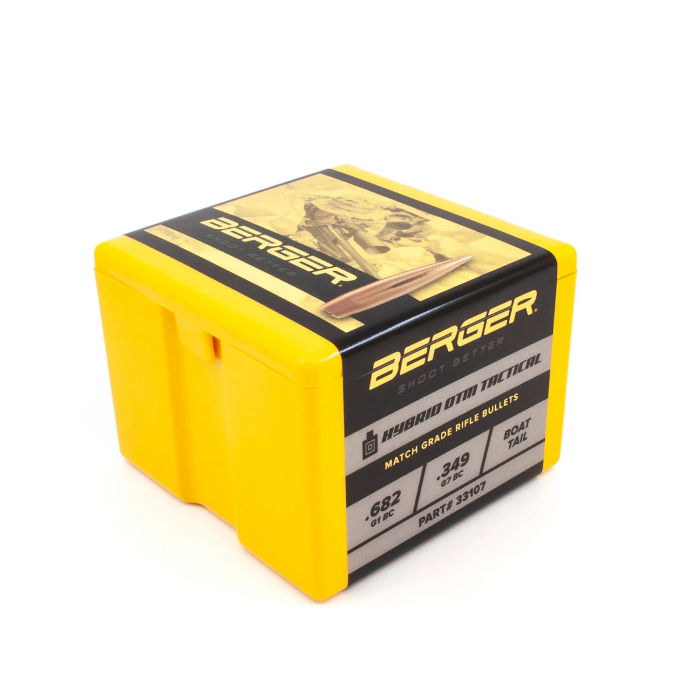 338 Caliber 250 Grain Hybrid OTM Tactical Rifle Bullet