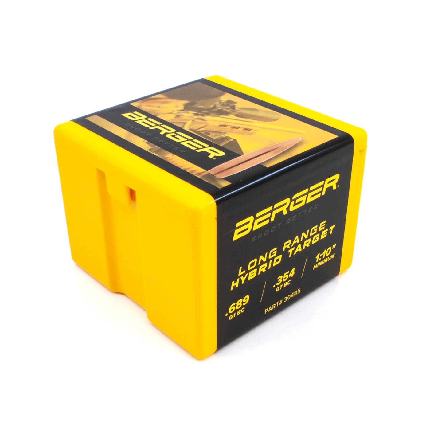 30 Caliber 208 Grain Long Range Hybrid Target Rifle Bullet