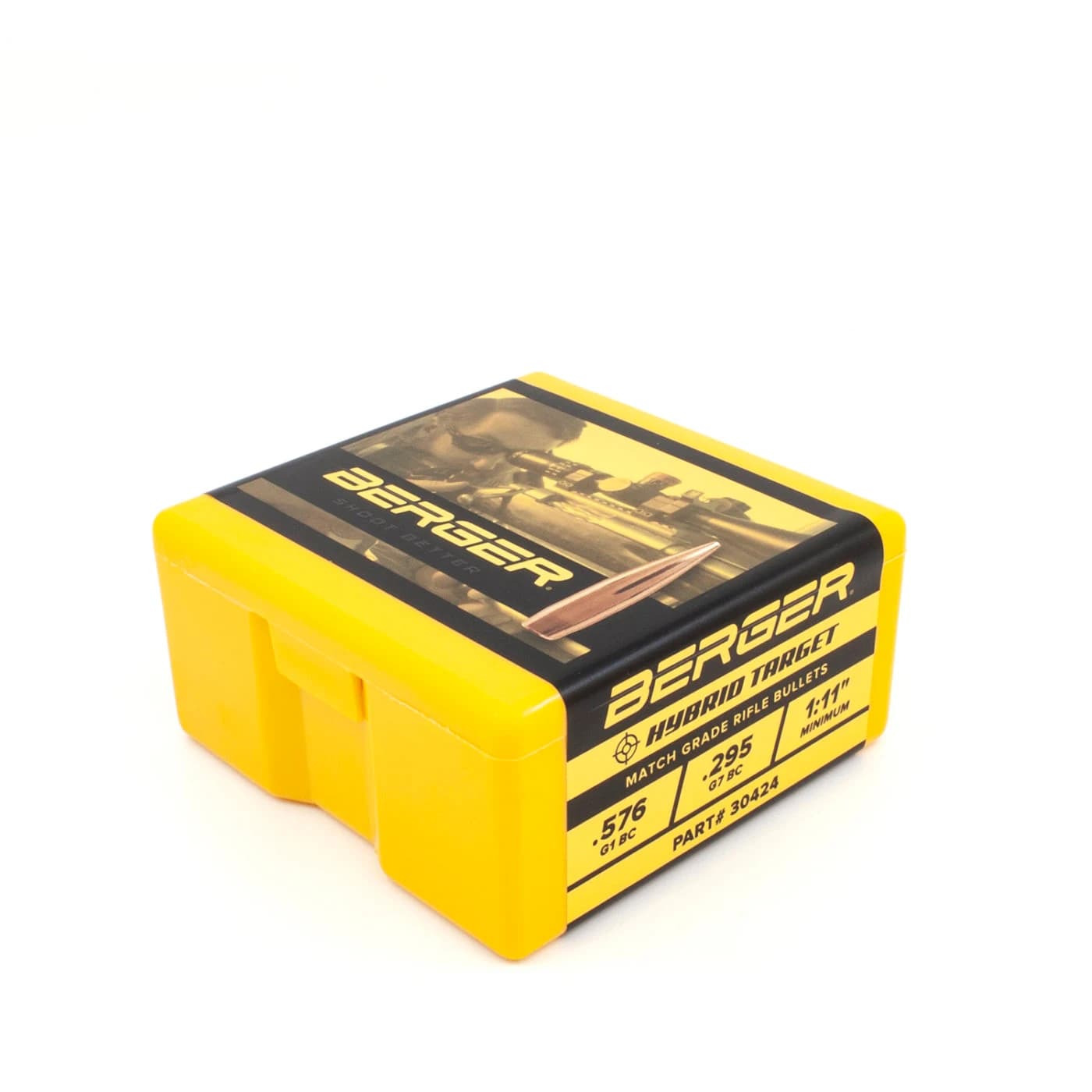 30 Caliber 185 Grain Hybrid Target Rifle Bullet