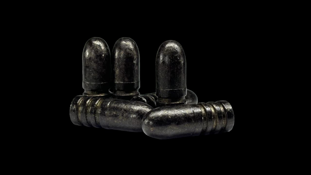 45-70 500 Grain RN – COATED BLACK SIZED .459