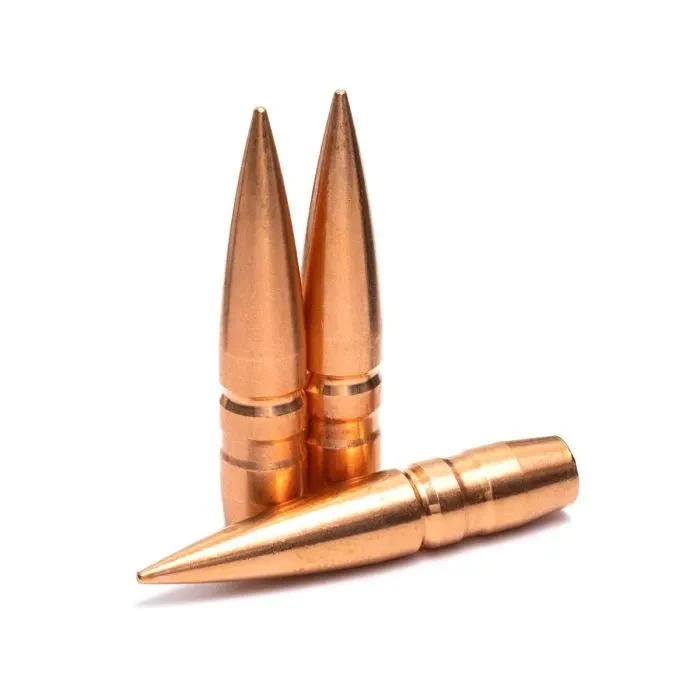 .264 Diameter, 121 Grain Match Solid Bullets (50 Count)