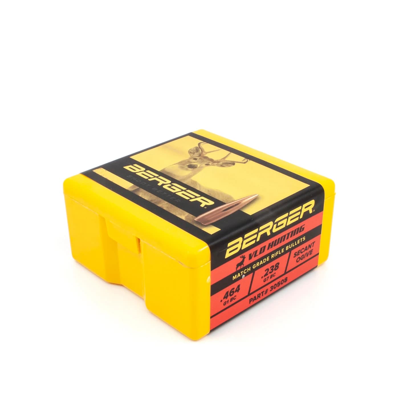 30 Caliber 155 Grain Very Low Drag (VLD) Hunting Rifle Bullet