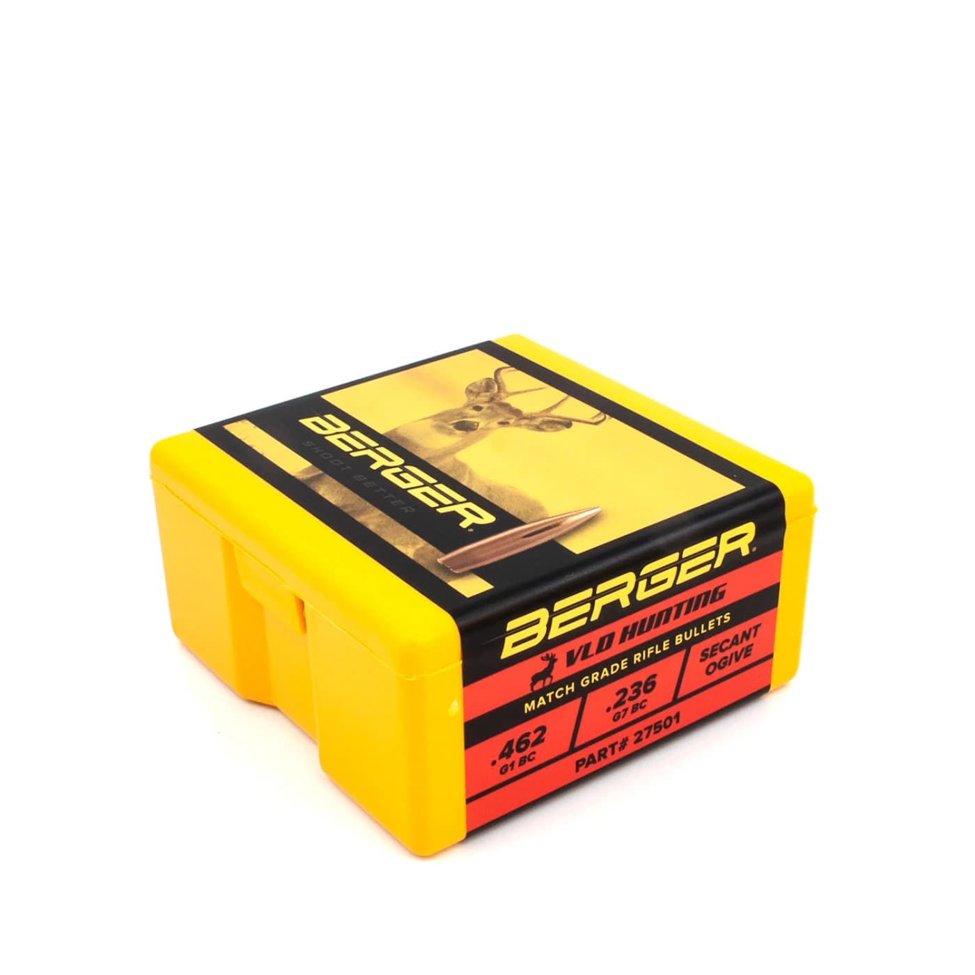 270 Caliber 130 Grain Very Low Drag (VLD) Hunting Rifle Bullet