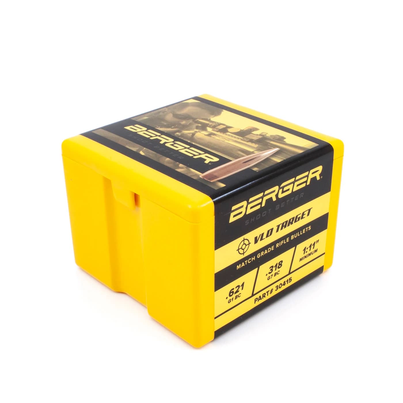 30 Caliber 210 Grain Very Low Drag (VLD) Target Rifle Bullet